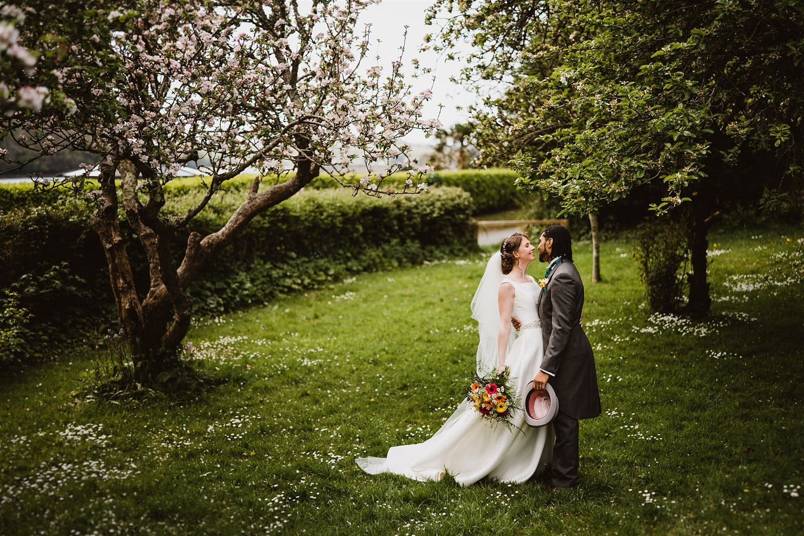 garden wedding cornwall